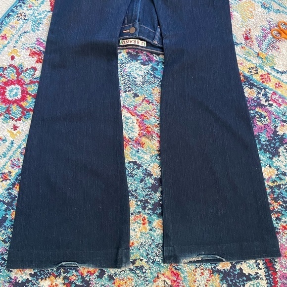 J Brand The Doll High Waisted Flare Bell Bottom Dark Wash Denim Jeans Women’s 28 - Picture 14 of 16